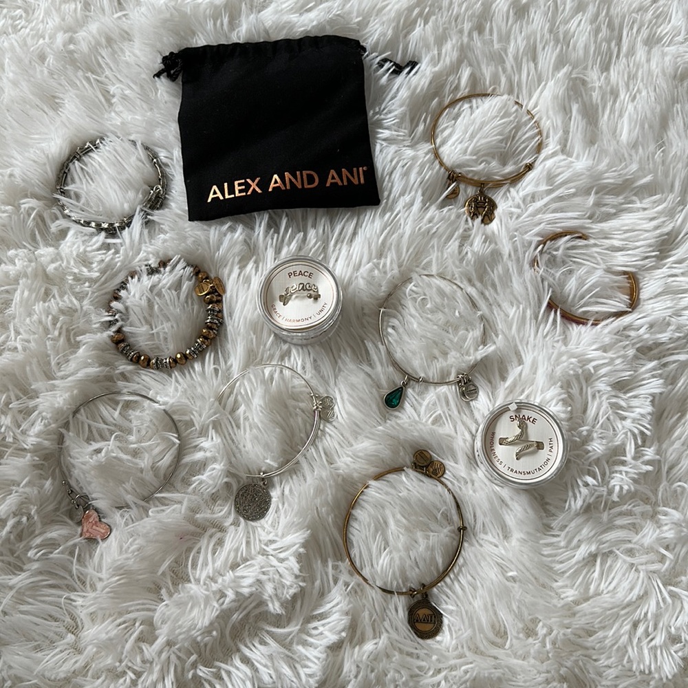 Assortment of jewelry - bracelets and rings